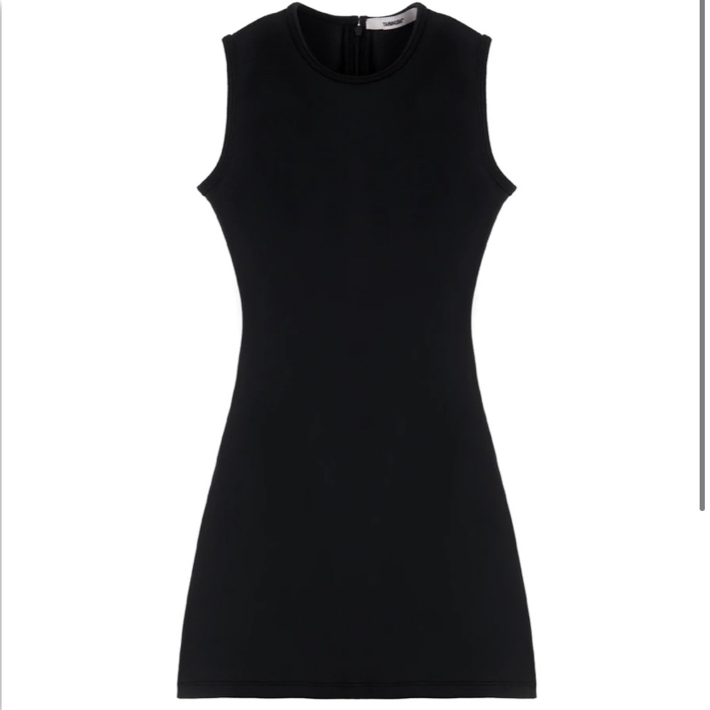 Tank Air Black Crew Dress Mini